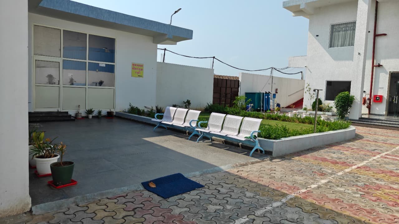 Clinic courtyard