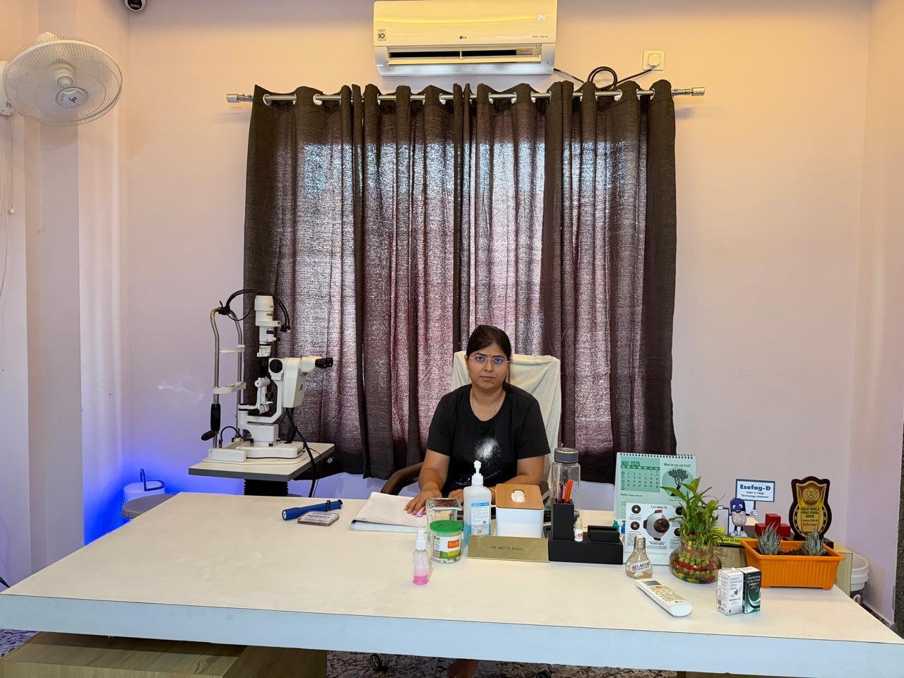 Dr. Neetu Singh Chaudhary in the consultation room